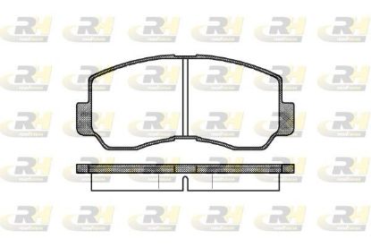 Brake Pad Set, disc brake Mitsu.Galant esim.77-87 esim. Brake Pad Set, disc brake Mitsu.Galant esim.77-87 esim.