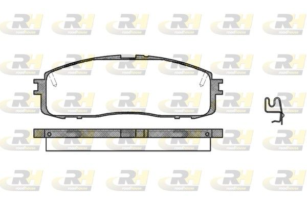 Brake Pad Set, disc brake Toyota CRESSIDA 81-85 tagum.