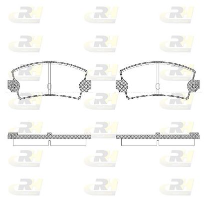 Brake Pad Set, disc brake Renault 21 taga