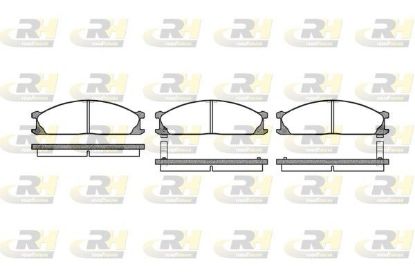 Brake Pad Set, disc brake Nissan KING E24 86- esim. Brake Pad Set, disc brake Nissan KING E24 86- esim.
