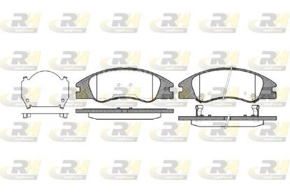 Brake Pad Set, disc brake KIA - 58101-2FA10