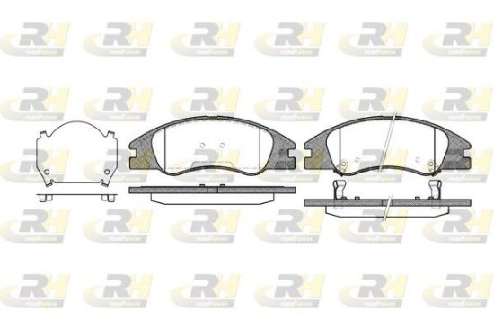 Brake Pad Set, disc brake KIA - 58101-2FA10