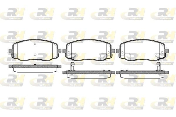 Brake Pad Set, disc brake KIA - 58101-07A00
