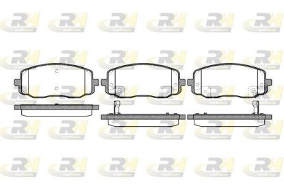 Brake Pad Set, disc brake KIA - 58101-07A00