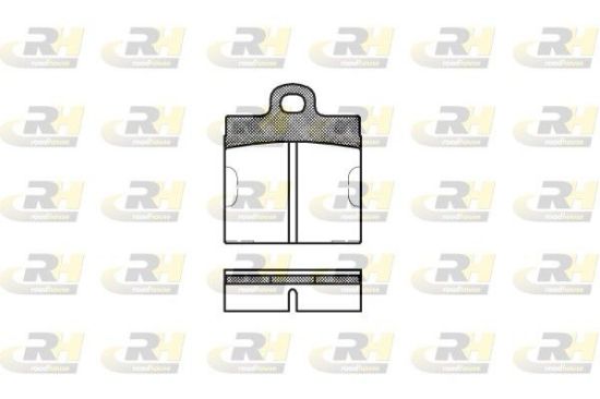 Brake Pad Set, disc brake VW 1300,1500