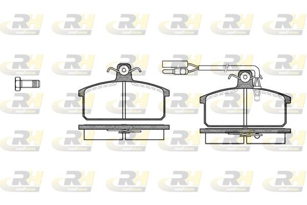 Brake Pad Set, disc brake Fiat DUNA 87-89 esim.