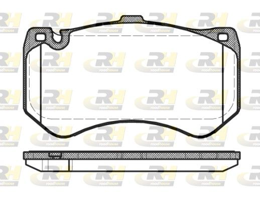 Brake Pad Set, disc brake MB W212 - E63 AMG