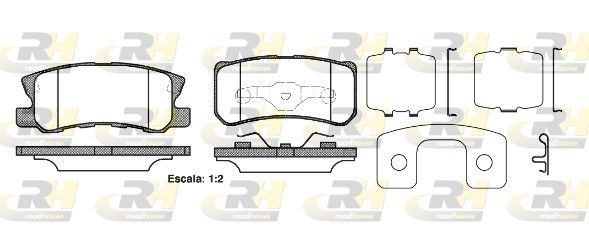 Brake Pad Set, disc brake Chrysler Sebring tagum. 07-