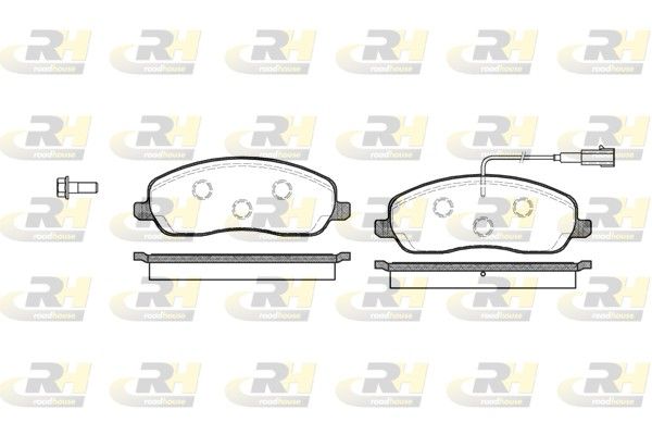 Brake Pad Set, disc brake Lancia Thesis 02- esim.