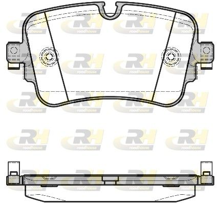 Brake Pad Set, disc brake VAG - 4M0 698 451F