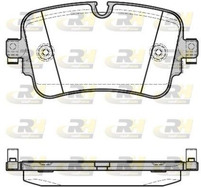 Brake Pad Set, disc brake VAG - 4M0 698 451F