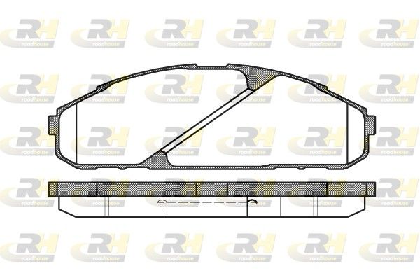 Brake Pad Set, disc brake Nissan PATROL GR 88-97 esim.