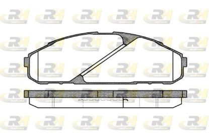 Brake Pad Set, disc brake Nissan PATROL GR 88-97 esim.