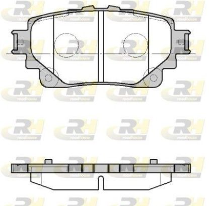 Brake Pad Set, disc brake TOYOTA - 04466-F4020