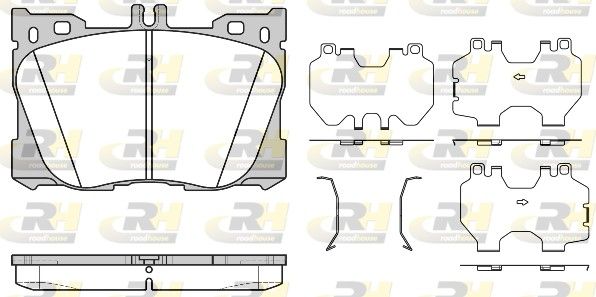 Brake Pad Set, disc brake MERCEDES-BENZ - 000 420 79 00