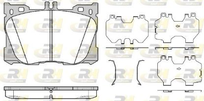 Brake Pad Set, disc brake MERCEDES-BENZ - 000 420 79 00