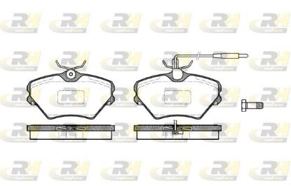 Brake Pad Set, disc brake Renault LAGUNA 93-98 esim.