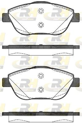 Brake Pad Set, disc brake PSA - 16 070 831 80
