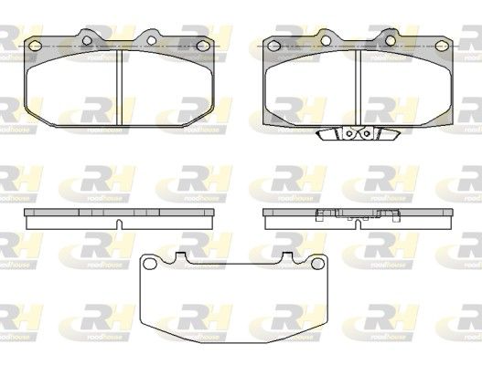 Brake Pad Set, disc brake TOYOTA YARIS (09/17-) esim. 0446552360