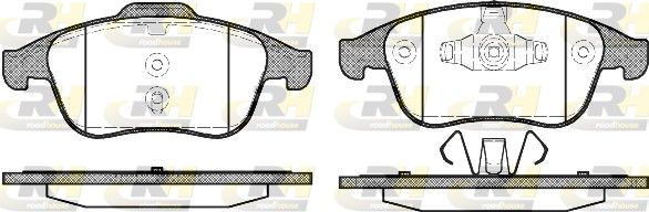 Brake Pad Set, disc brake RENAULT - 41 06 050 55R