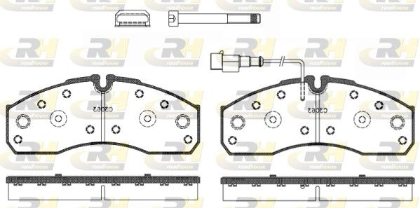 Brake Pad Set, disc brake Nissan 7485120221