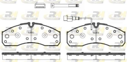 Brake Pad Set, disc brake Nissan 7485120221