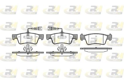 Brake Pad Set, disc brake VAG - 7L6 698 451