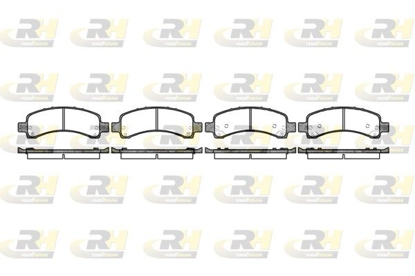 Brake Pad Set, disc brake Chevrolet 88982627