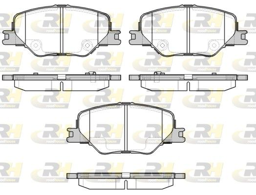 Brake Pad Set, disc brake GENERAL MOTORS - 84124408