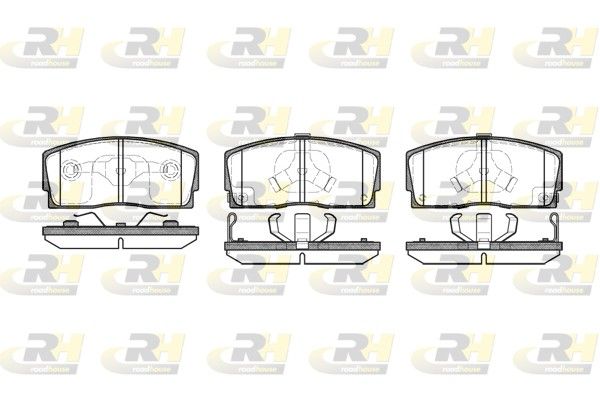 Brake Pad Set, disc brake Daihatsu APPLAUSE 16V 97- esi