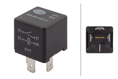 Relay, main current -
