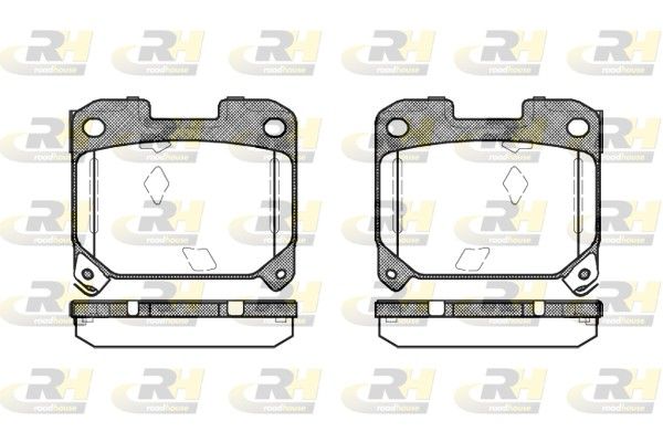 Brake Pad Set, disc brake Toyota CELICA,SUPRA 93-99 tag