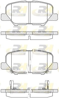 Brake Pad Set, disc brake MAZDA - GHY9-26-48Z, PSA - 16 356 771 80