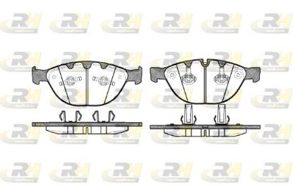 Brake Pad Set, disc brake BMW - 34 11 6 763 652