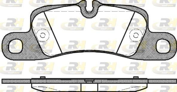 Brake Pad Set, disc brake Porsche Cayanne 07- tagum.