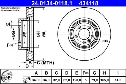 Brake Disc LAND ROVER - LR161889