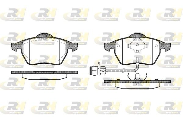 Brake Pad Set, disc brake VAG - 4D0 698 151M