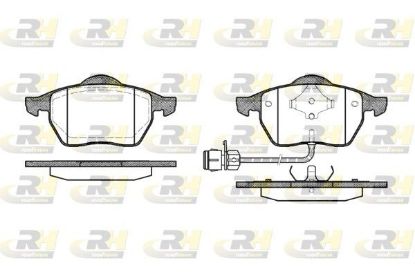 Brake Pad Set, disc brake VAG - 4D0 698 151M