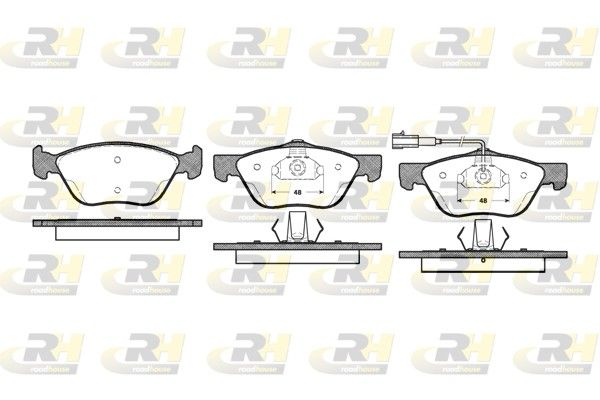 Brake Pad Set, disc brake Alfa 147 00- esim.