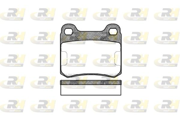 Brake Pad Set, disc brake MERCEDES-BENZ - 000 420 98 20