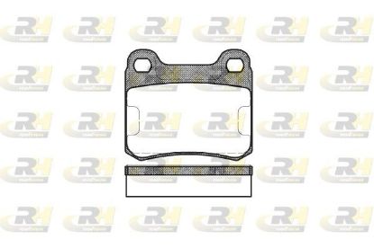 Brake Pad Set, disc brake MERCEDES-BENZ - 000 420 98 20