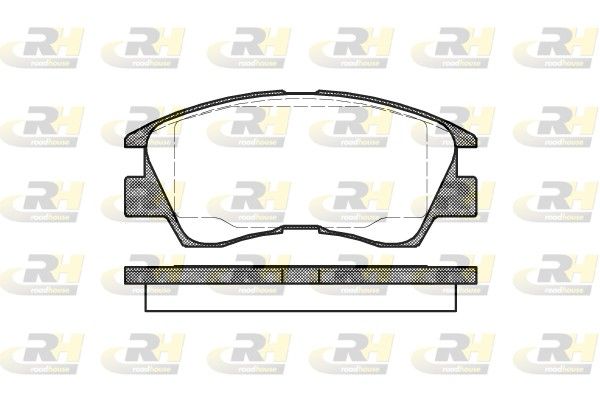 Brake Pad Set, disc brake MitsubishiL300 86-94 esim.
