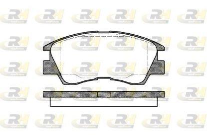 Brake Pad Set, disc brake MitsubishiL300 86-94 esim.
