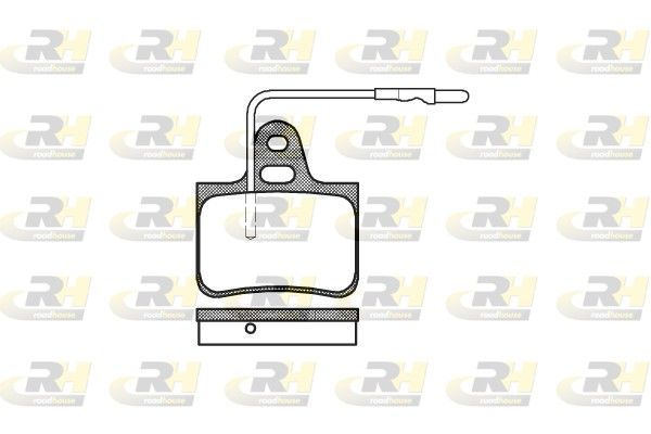 Brake Pad Set, disc brake Citroen GS/GSA 73-86 tagum.