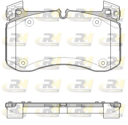 Brake Pad Set, disc brake MERCEDES-BENZ - 000 420 50 02