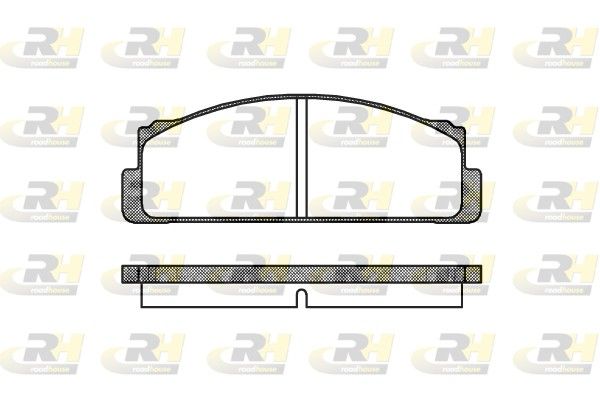 Brake Pad Set, disc brake Fiat Spider 68-72 esim.