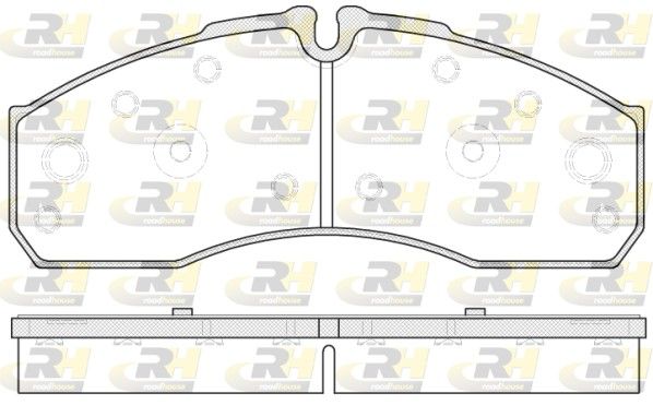 Brake Pad Set, disc brake Nissan Atleon -11 esim.