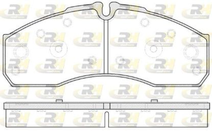 Brake Pad Set, disc brake Nissan Atleon -11 esim.