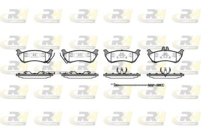 Brake Pad Set, disc brake MERCEDES-BENZ - 163 420 14 20