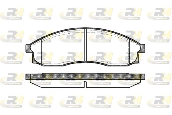 Brake Pad Set, disc brake Maxima 3.0 V6 91-94 esim.
